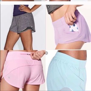 ISO lulu lemon hotty hot and speed up shorts 🍋!
